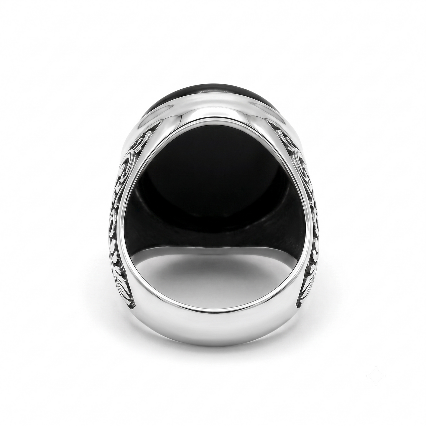 This sterling silver ring is perfect for everyday wear because it is comfortable, skin-friendly, nickel-free, lead-free, and hypoallergenic. The handcrafted finish ensures that every ring has its own unique character, making each piece truly one of a kind. The sturdy band provides excellent durability for daily use while maintaining a luxurious appearance suitable for special occasions. This designer ring makes an unforgettable gift for birthdays, anniversaries, Father's Day, Christmas, Valentine's Day, gra