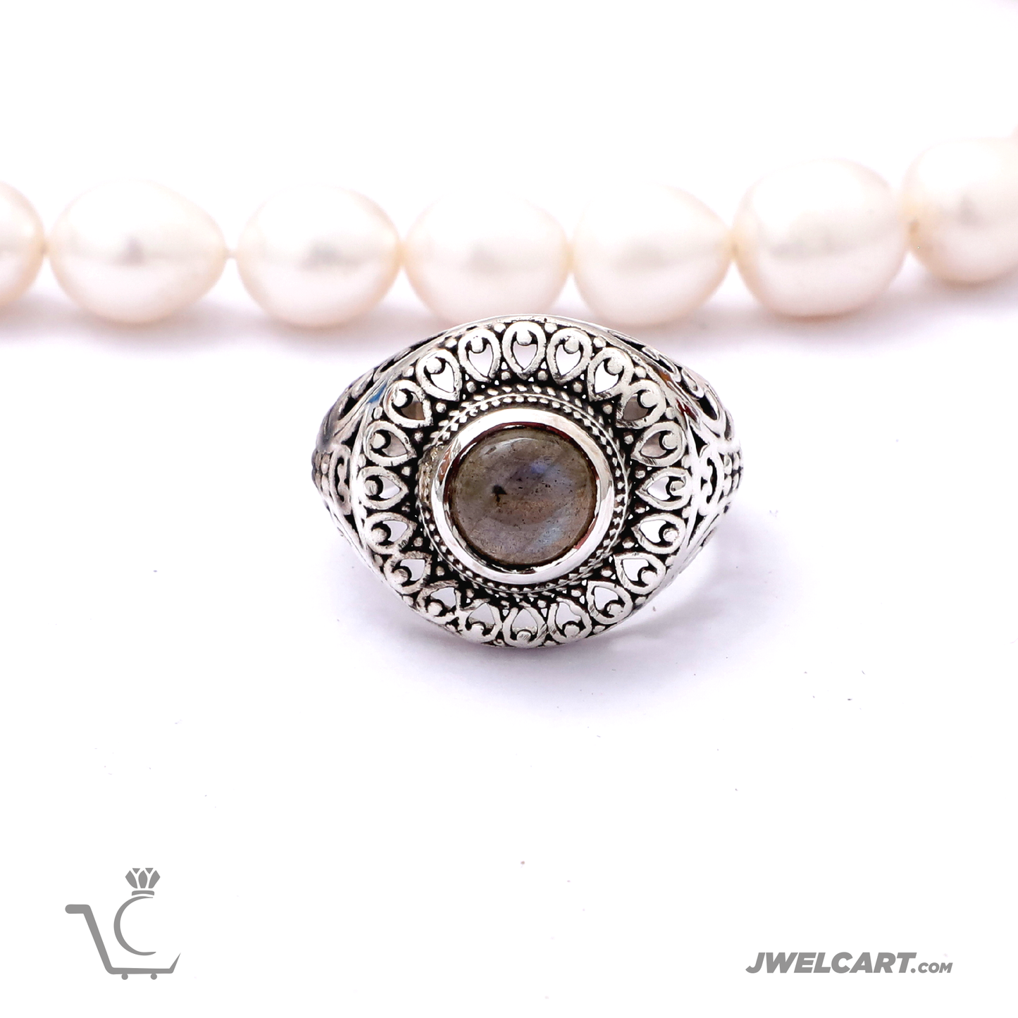 Labradorite Silver ring Jwelcart.com