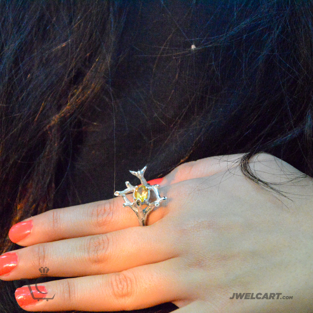 Big designer silver ring jwelcart.com