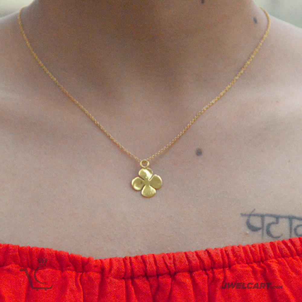 flower design layer necklace jwelcart.com