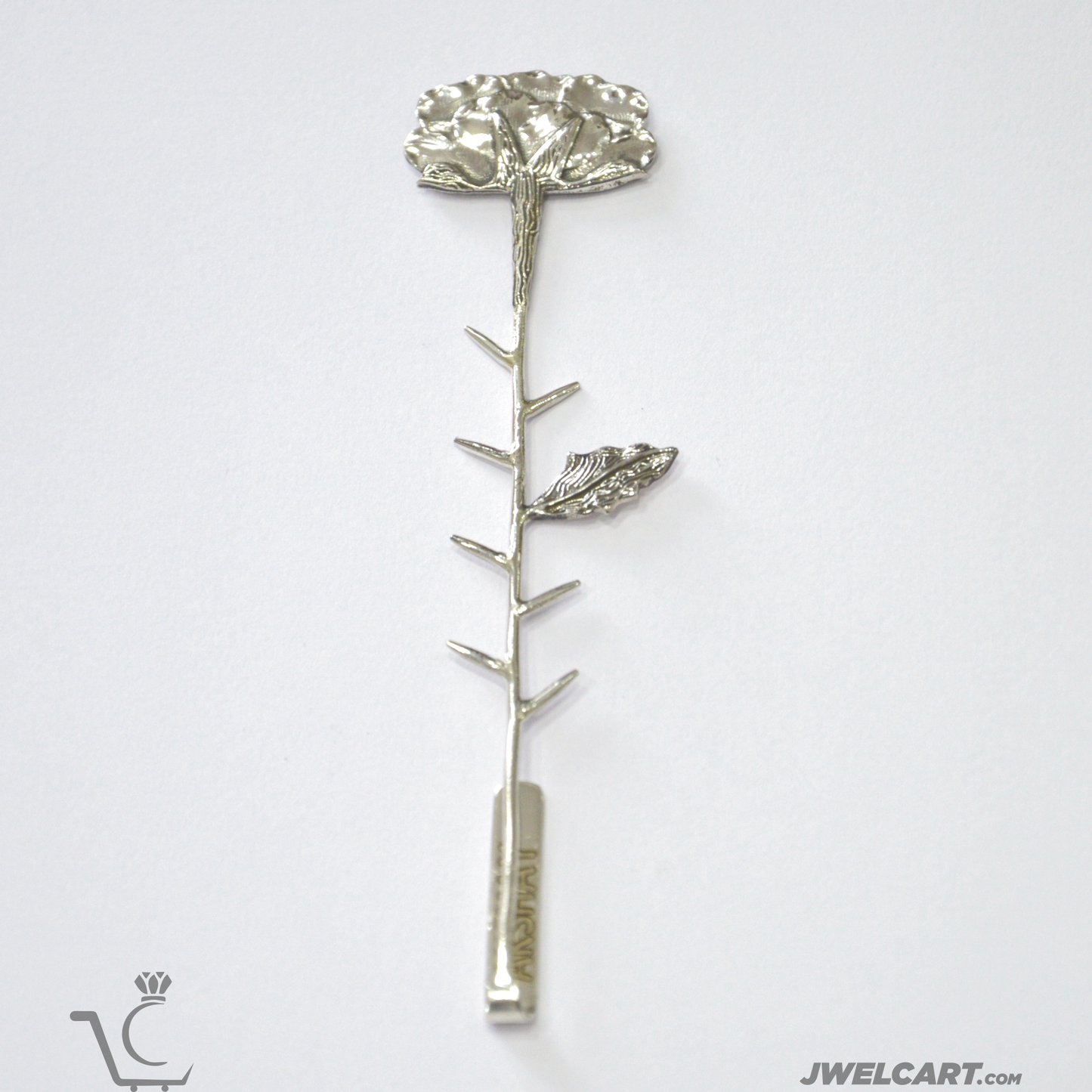 Sookhe Phool Silver Bookmark for Book Lovers and Book Readers with Personalized Name
