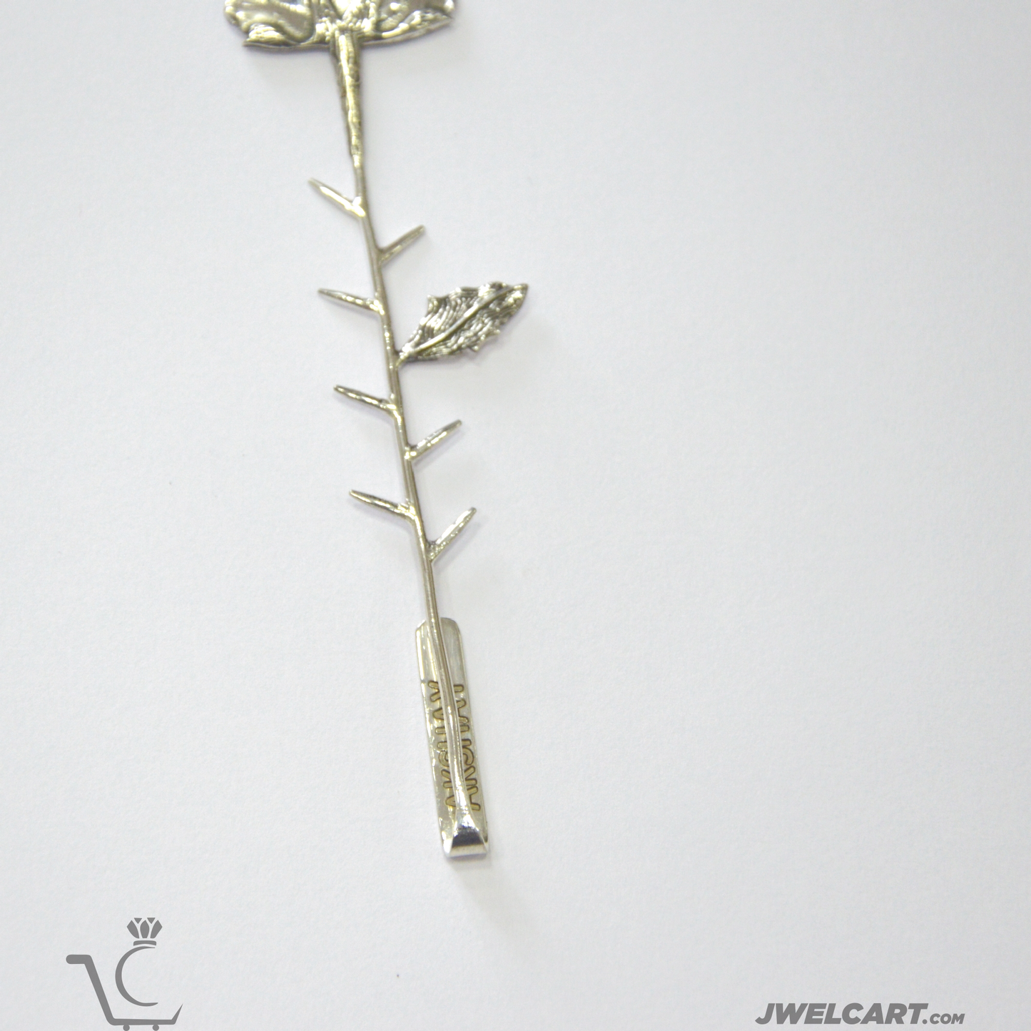 Sookhe Phool Silver Bookmark for Book Lovers and Book Readers with Personalized Name