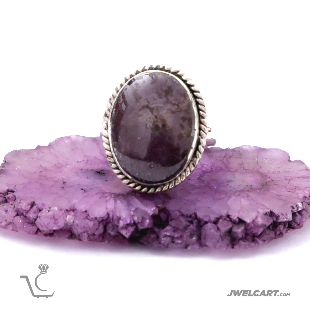 Star ruby silver ring jwelcart.com