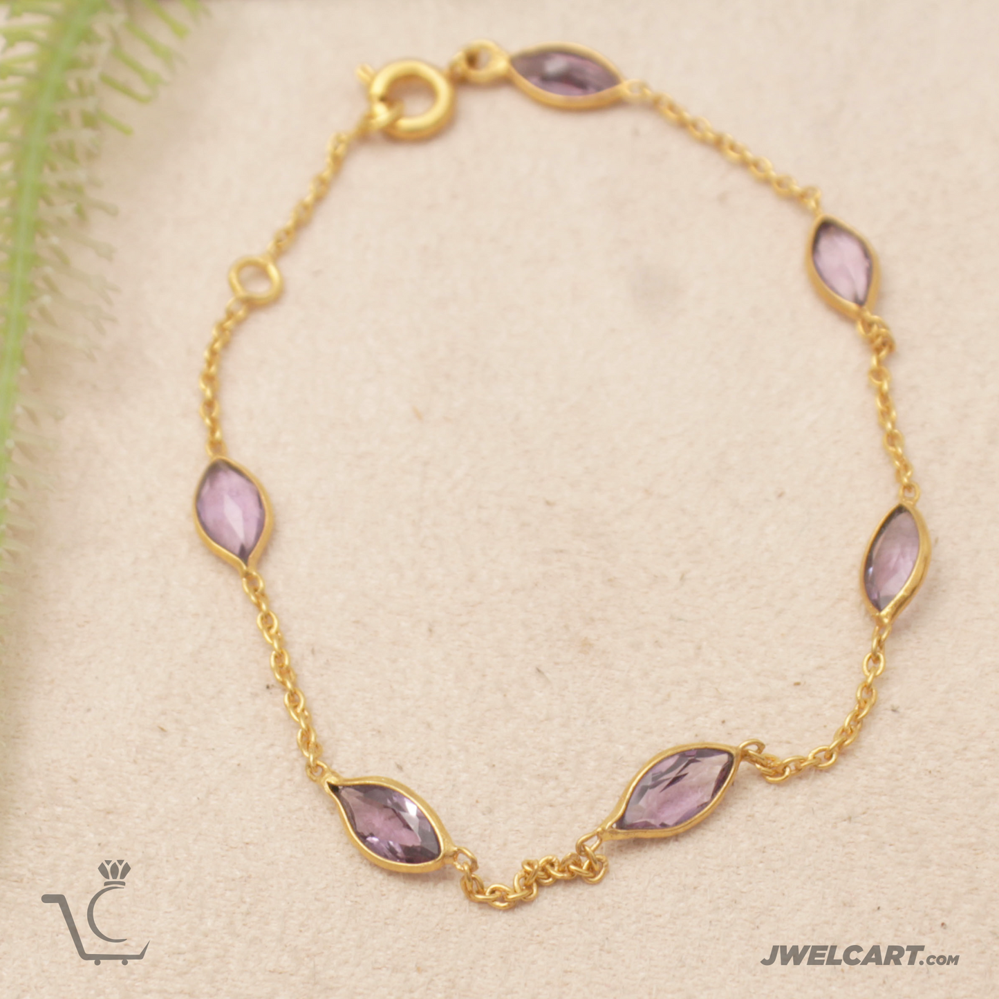 silver gold plated bracelet jwelcart.com