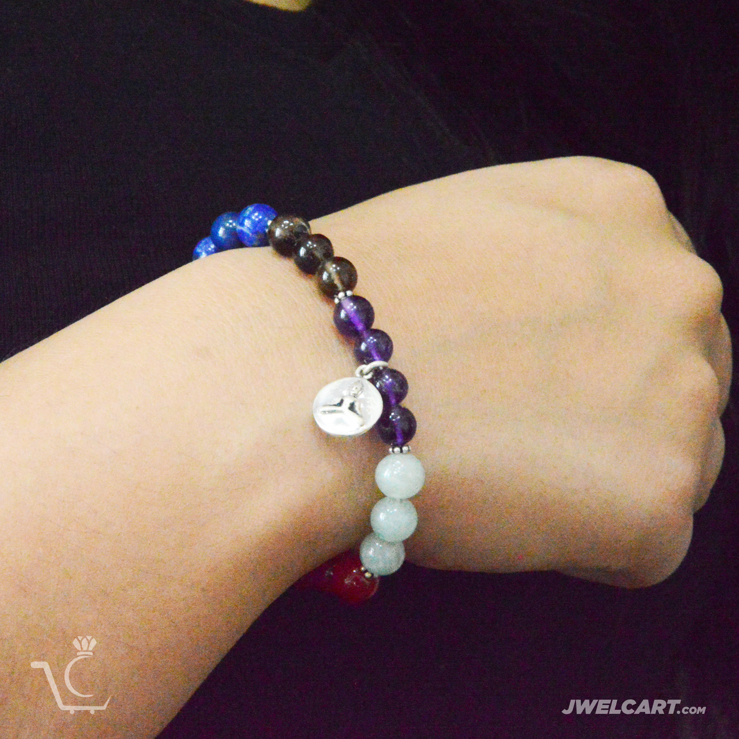 Seven Chakra Beaded Healing Natural Gemstone Bracelet