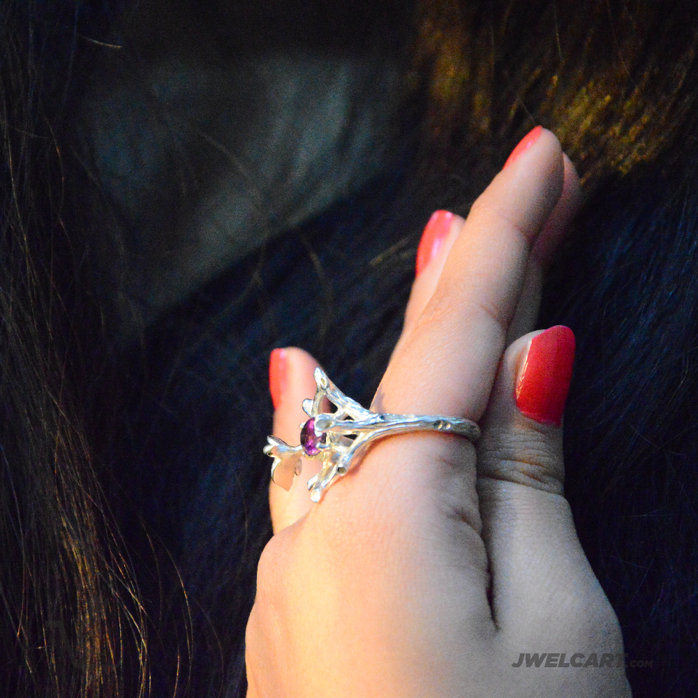 birds design silver ring jewelery jwelcart.com
