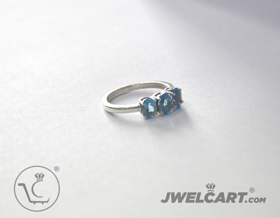 topaz silver ring jwelcart.com