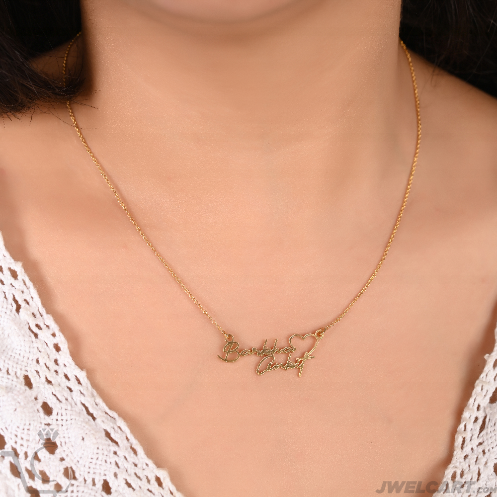 customized couple name necklace jwelcart.com