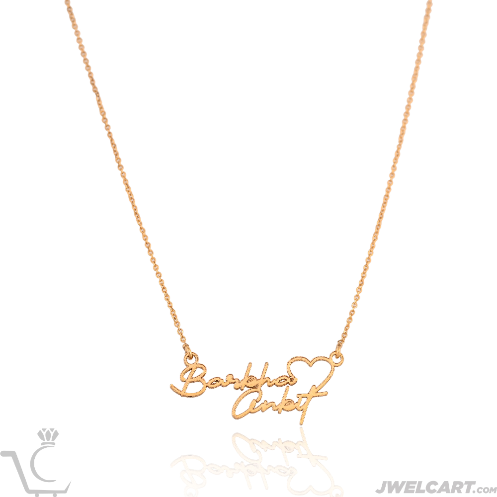 personalized couple name necklace jwelcart.com