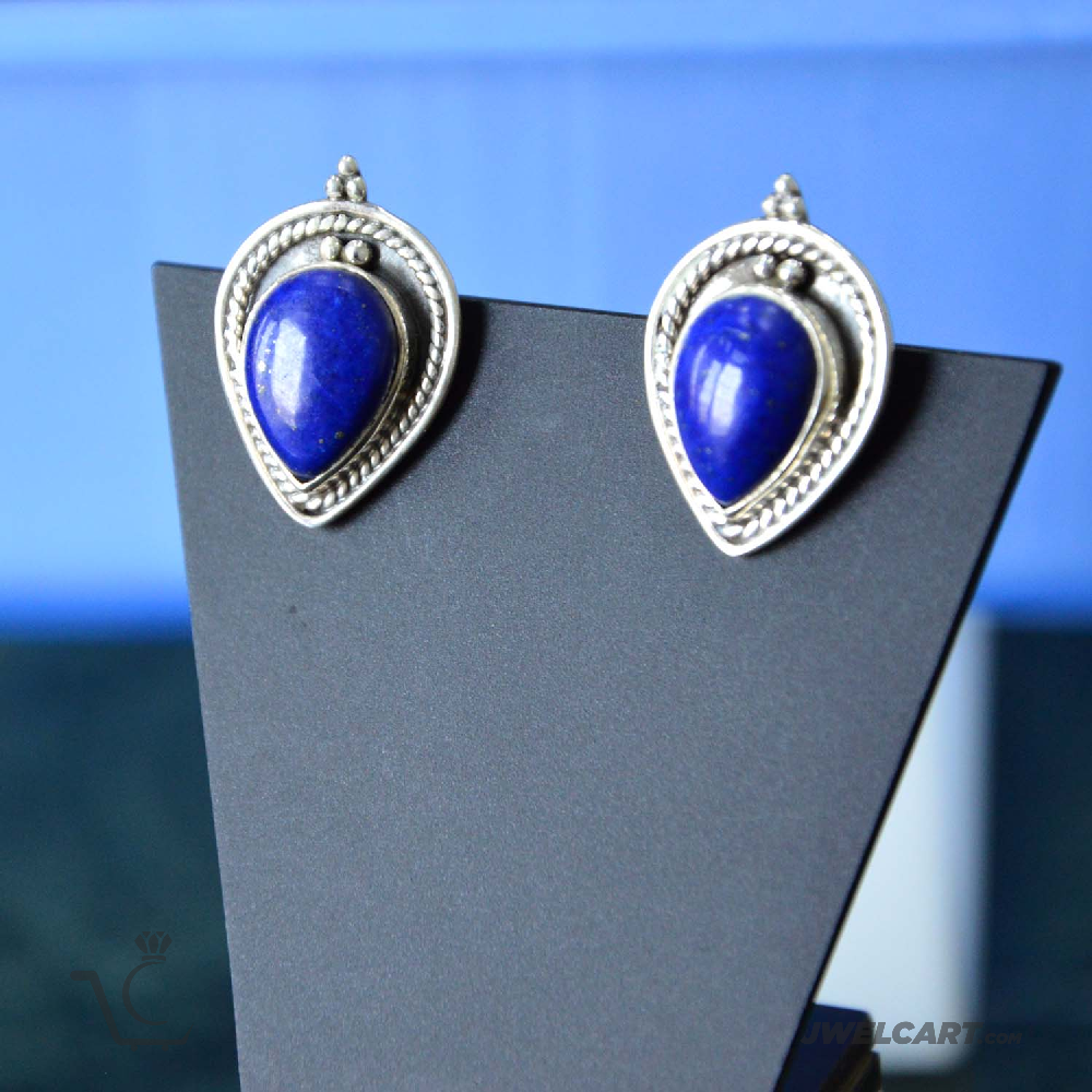 Blue stone studs jwelcart.com