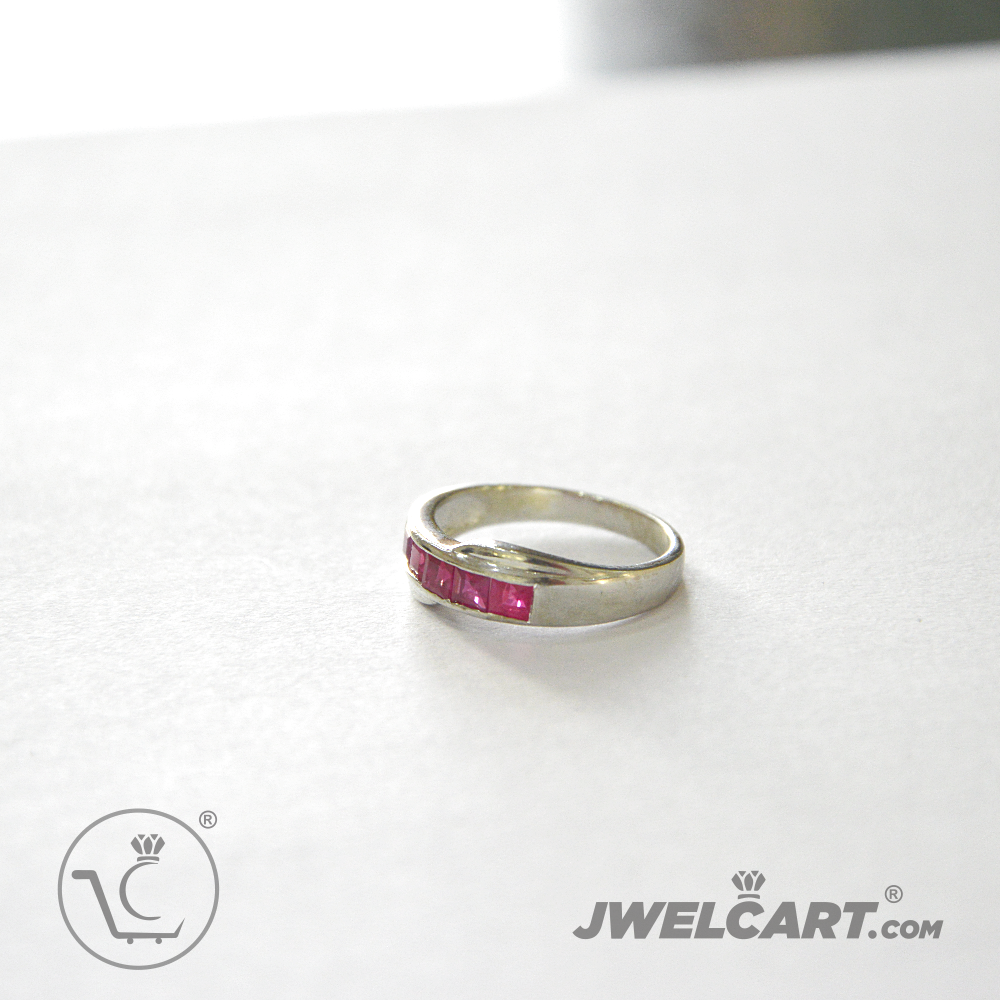 red ruby eternity silver ring jwelcart.com