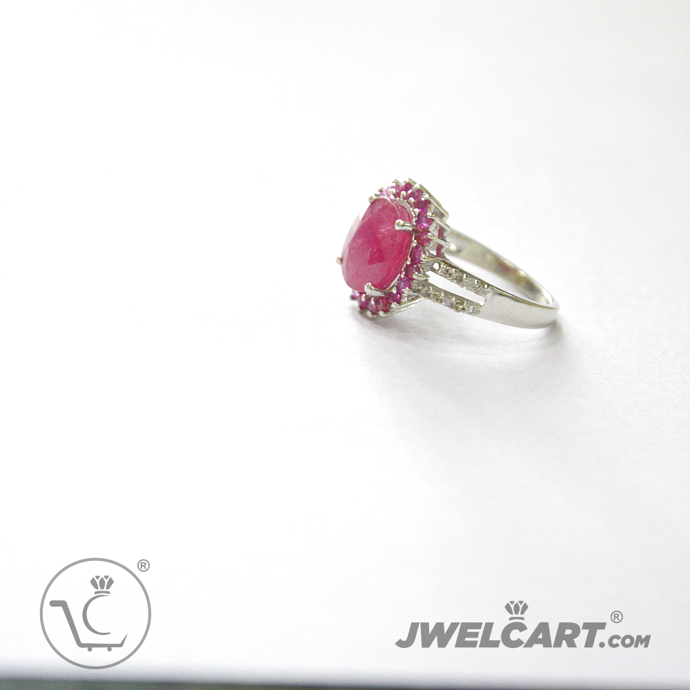 Ruby diamond wedding ring jwelcart.com