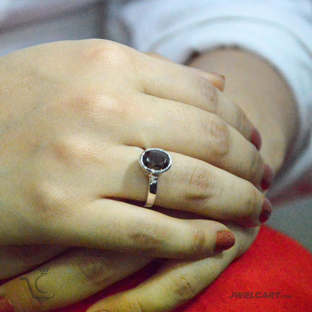 brown stone silver ring jwelcart.com