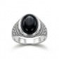 Inspired by hip hop fashion, luxury streetwear, biker style, and classic masculine jewelry, this ring is designed for men who want to make a bold statement wherever they go. Whether paired with casual clothing, business attire, traditional outfits, or modern fashion, this handcrafted ring instantly enhances your overall appearance with sophistication and confidence. The smooth cabochon Natural Black Onyx gemstone reflects elegance through its deep glossy surface while showcasing the timeless beauty of genui