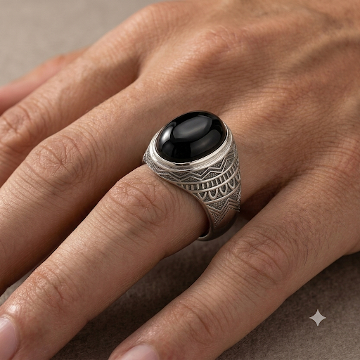 This ring combines modern fashion with traditional craftsmanship, creating an accessory suitable for every generation. The handcrafted silver work surrounding the gemstone reflects the artistic excellence of Jaipur jewelry manufacturing, where generations of artisans continue to preserve centuries-old jewelry-making traditions. Every detail is carefully finished by hand, resulting in exceptional quality that cannot be replicated through mass production. The bold profile of this ring makes it an ideal statem