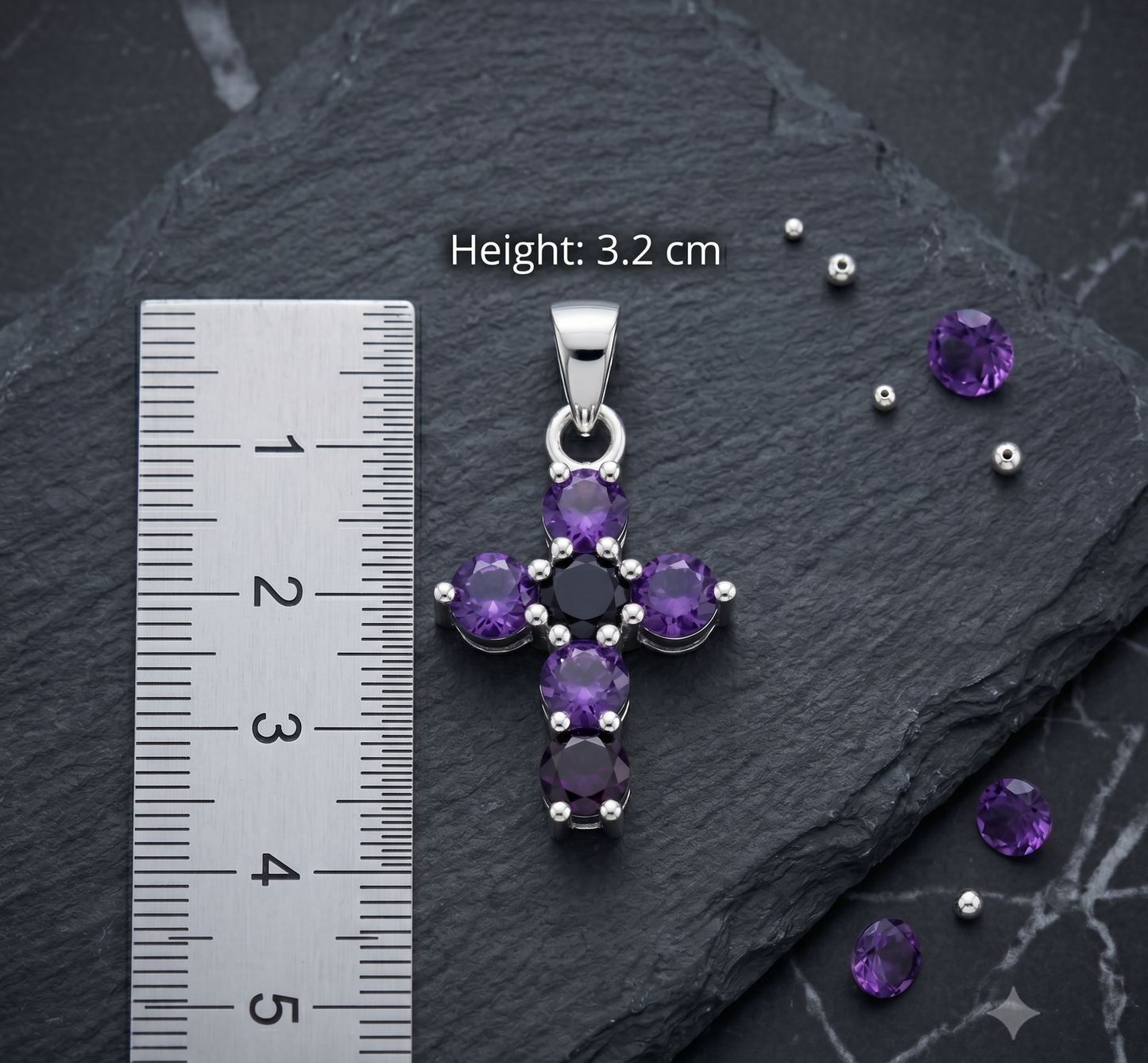 he Jwel Cart Natural Amethyst Cross Pendant makes a thoughtful Christian gift for men and women. Perfect for birthdays, Christmas, Easter, baptisms, confirmations, anniversaries, Mother's Day, Father's Day, and other special occasions. If you are looking for a sterling silver gemstone pendant, Christian cross jewelry, faith-inspired jewelry, religious pendant, or natural amethyst gift, this elegant piece is a beautiful addition to any jewelry collection.
