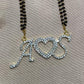 Mangal Sutra in Customized Couple Alphabet/Initials with 22k Gold Polish