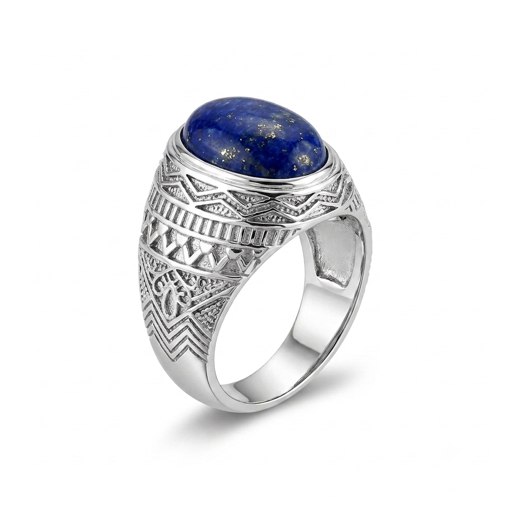Every ring is carefully handmade by skilled artisans in Jaipur, India, a city renowned around the world for its exceptional gemstone cutting, silver jewelry manufacturing, and centuries-old jewelry craftsmanship. The rich blue color of Natural Lapis Lazuli has fascinated kings, artists, and collectors for centuries, making this gemstone one of the most admired natural stones in history. Whether you are looking for a statement accessory, an everyday silver ring, or a meaningful gift for someone special, this