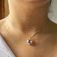 The round simulated diamonds surrounding the amethyst add extra brilliance, making this piece perfect for both minimalist jewelry collections and statement jewelry lines. The delicate 18-inch adjustable chain ensures versatility, allowing the necklace to complement various necklines and styles.

Ideal for designers and brands specializing in semi-precious gemstone jewelry, this pendant is crafted in a state-of-the-art jewelry production facility, where every detail is refined to meet international quality s