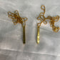 Bar Necklace / Couple Necklace ~ Customized Name & Dates ~Couple Gifts~22k Gold Plated