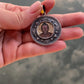 Customized Silver Photo Pendant of Vidyanagar ji Maharaj and Mahaveer Bhagwan