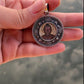 Customized Silver Photo Pendant of Vidyanagar ji Maharaj and Mahaveer Bhagwan