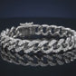 The silver bracelet handcrafted finish adds authenticity and premium appeal. The cool bracelet for boys trend is inspired by hip hop culture and celebrity fashion. The silver chain bracelet with American diamonds gives a premium luxury effect. The bold fashion bracelet for men is ideal for modern luxury styling. The silver bracelet stylish look makes it perfect for Instagram fashion photos and influencer styling. The luxury hip hop bracelet adds glamour and confidence to your wardrobe. The silver chain jewe