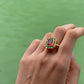 Owning this Kundan Meena Polki ring is a celebration of India's timeless devotion to beauty and divinity. It is a connection to Rajputana grandeur, Sanatan values, and Jaipur’s jewelry traditions that have inspired the world for centuries.

Each ring is 925 Stamped for purity, featuring meticulous craftsmanship designed to honor the soul of traditional Indian jewelry making. 