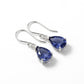 Natural Iolite Quartz Earrings 925 Sterling Silver Women's Iolite Quartz Earrings Handmade Gemstone Jewelry Drop & Dangle Earrings for Women Gift for Her Vintage Boho Jewelry