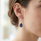 Natural Iolite Quartz Earrings 925 Sterling Silver Women's Iolite Quartz Earrings Handmade Gemstone Jewelry Drop & Dangle Earrings for Women Gift for Her Vintage Boho Jewelry